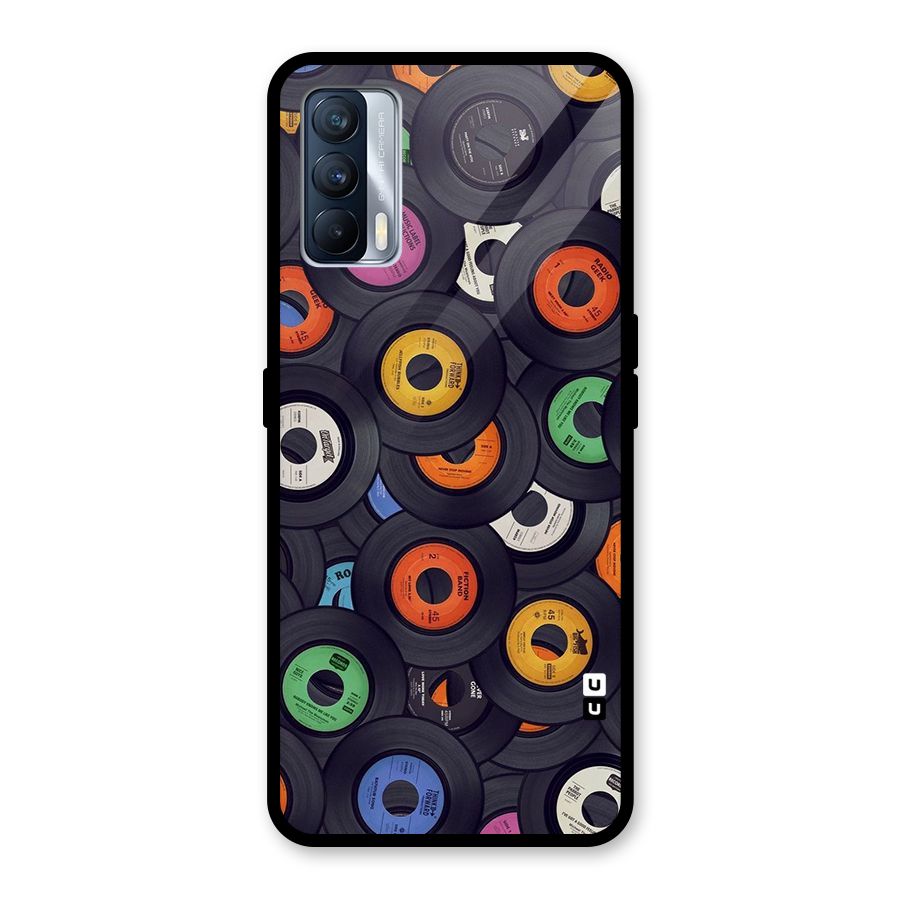 Colorful Disks Glass Back Case for Realme X7