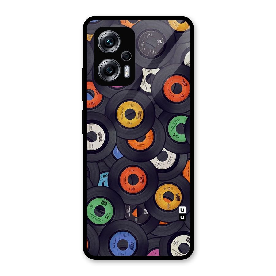 Colorful Disks Glass Back Case for Redmi K50i