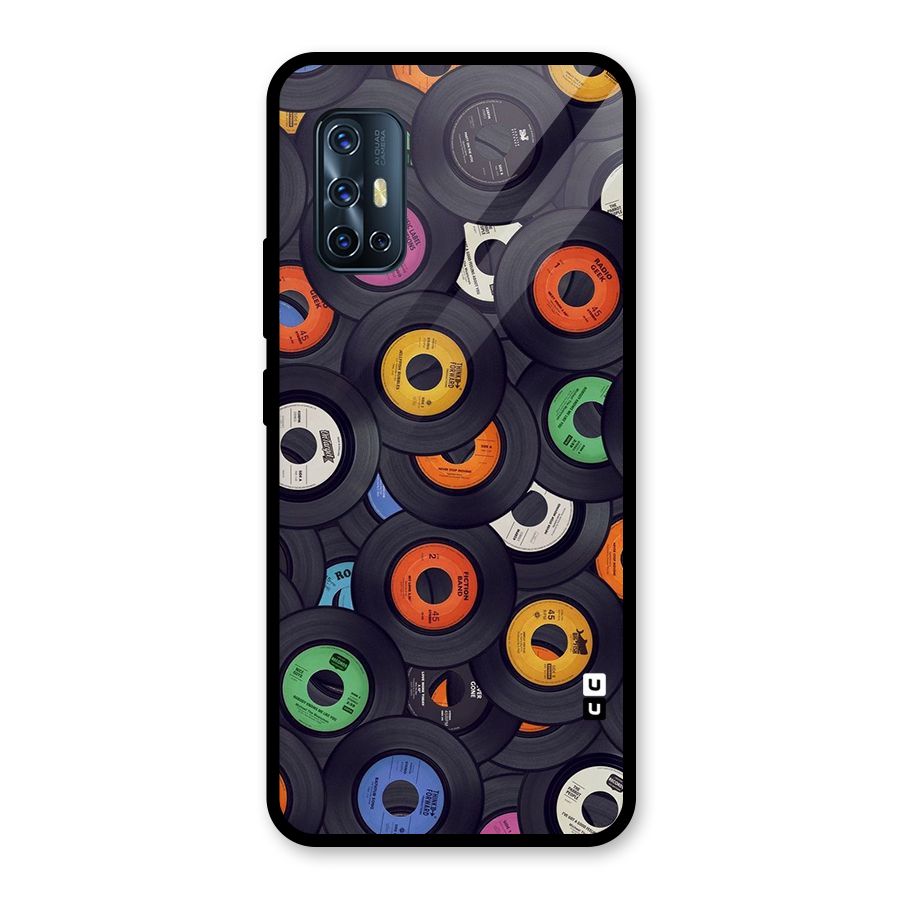 Colorful Disks Glass Back Case for Vivo V17