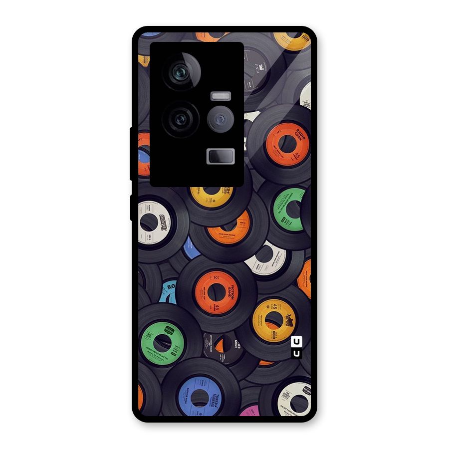 Colorful Disks Glass Back Case for Vivo iQOO 11 5G