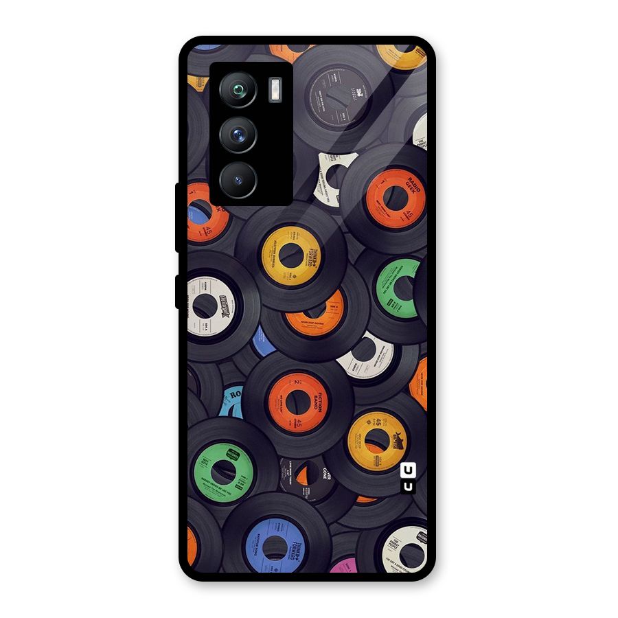 Colorful Disks Glass Back Case for Vivo iQOO 9 SE
