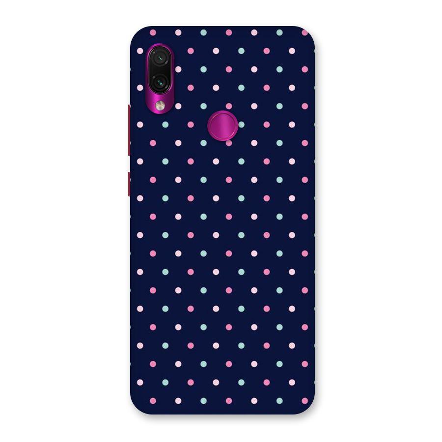 Colorful Dots Pattern Back Case for Redmi Note 7 Pro