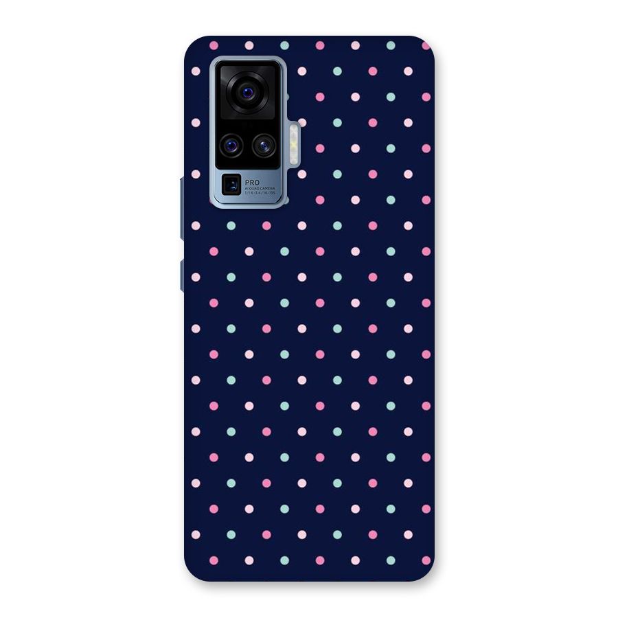 Colorful Dots Pattern Back Case for Vivo X50 Pro