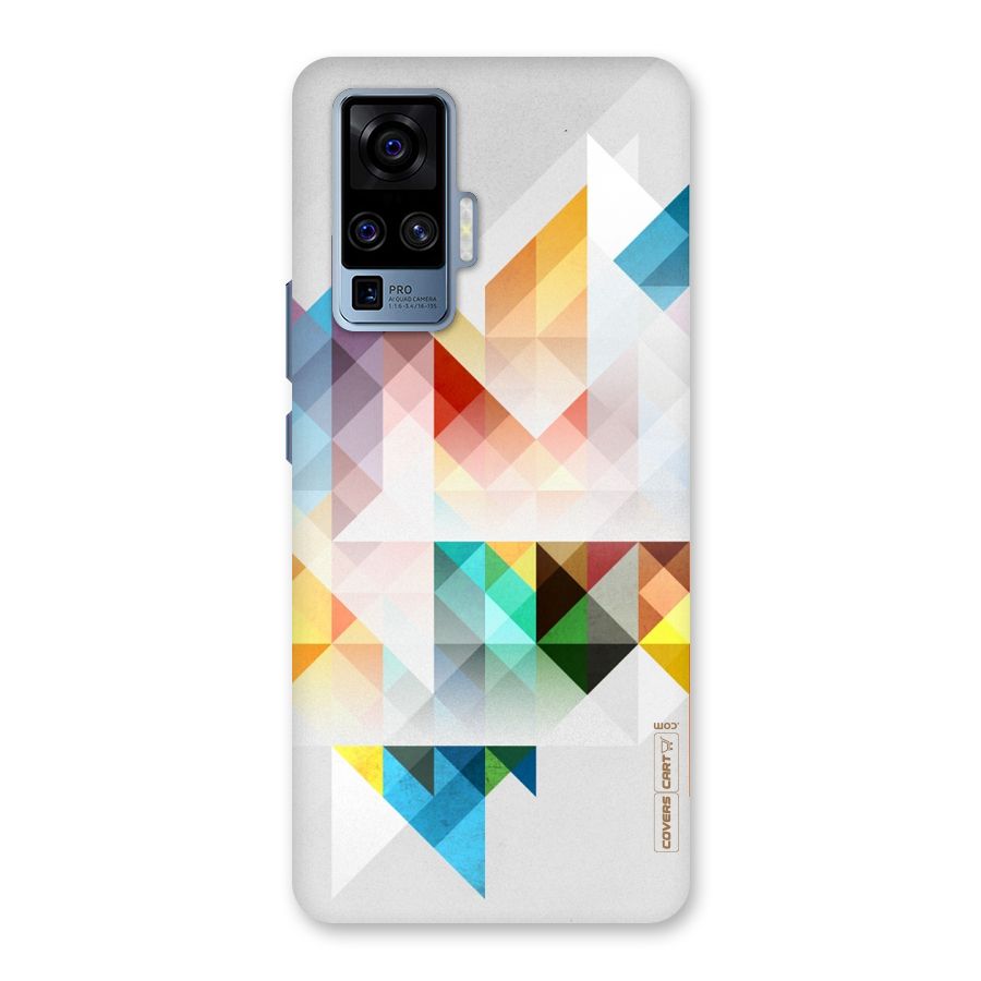 Colorful Geometric Art Back Case for Vivo X50 Pro
