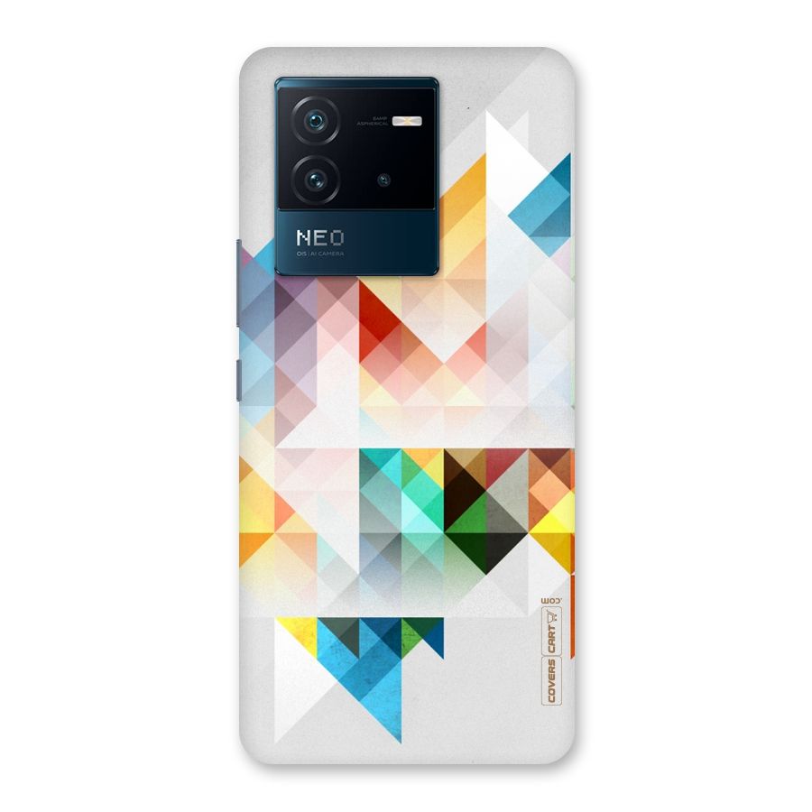 Colorful Geometric Art Back Case for Vivo iQOO Neo 6 5G