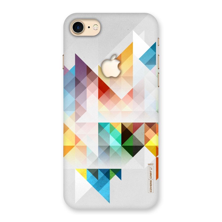 Colorful Geometric Art Back Case for iPhone 7 Apple Cut