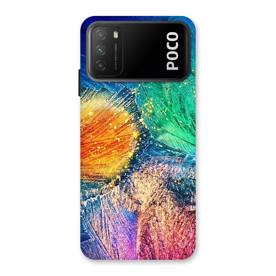 Colorful Leafs Vibrant Back Case for Poco M3
