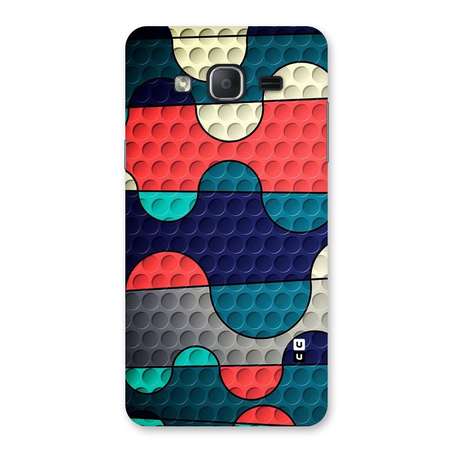 Colorful Puzzle Design Back Case for Galaxy On7 2015