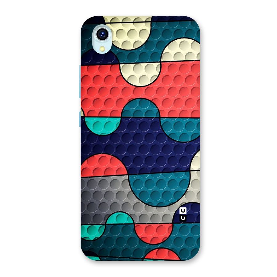 Colorful Puzzle Design Back Case for Vivo Y1s