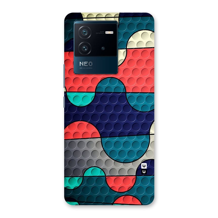 Colorful Puzzle Design Back Case for Vivo iQOO Neo 6 5G