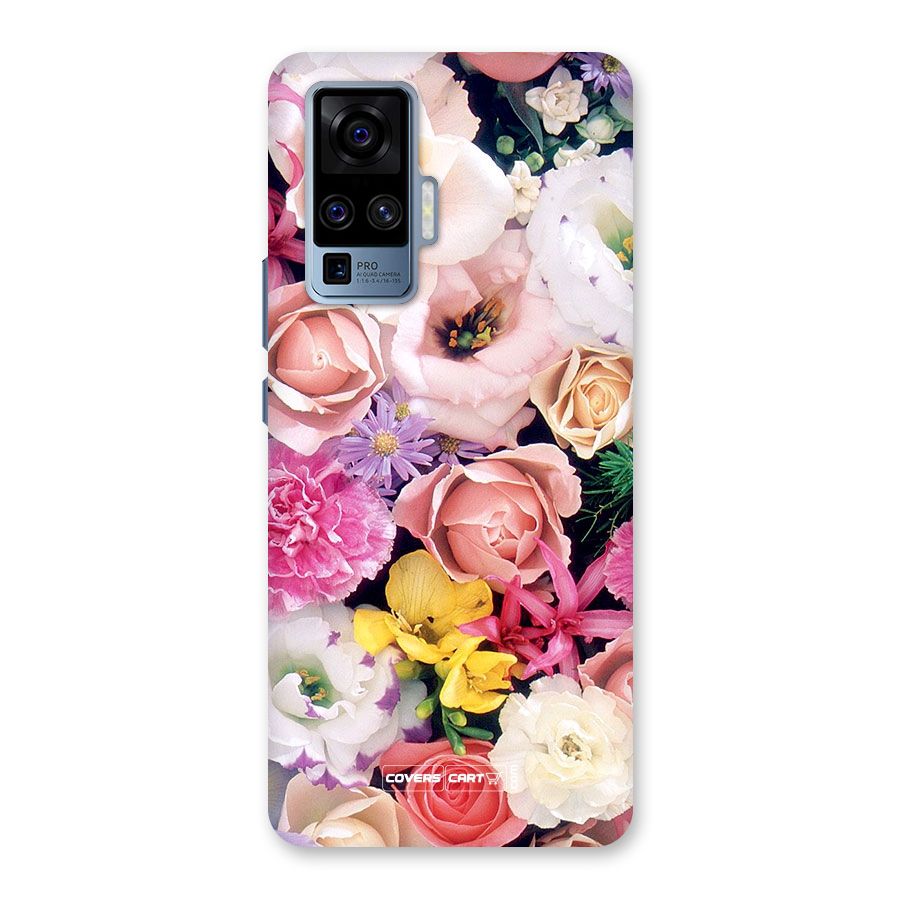 Colorful Roses Back Case for Vivo X50 Pro