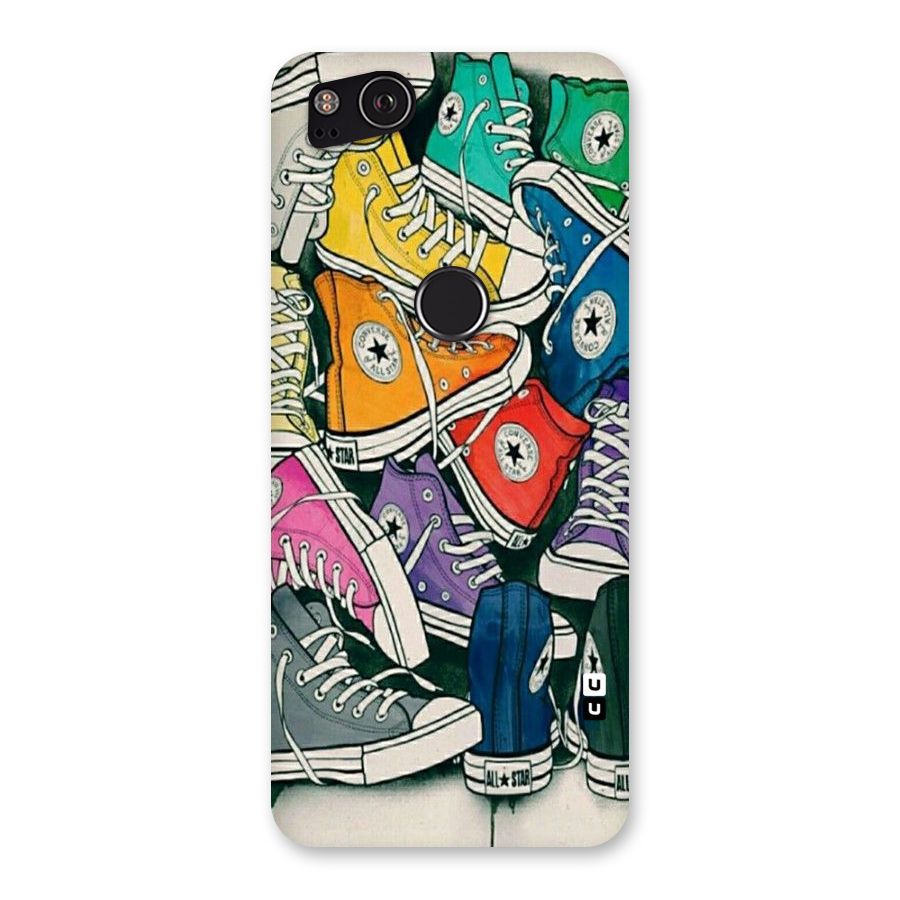 Colorful Shoes Back Case for Google Pixel 2