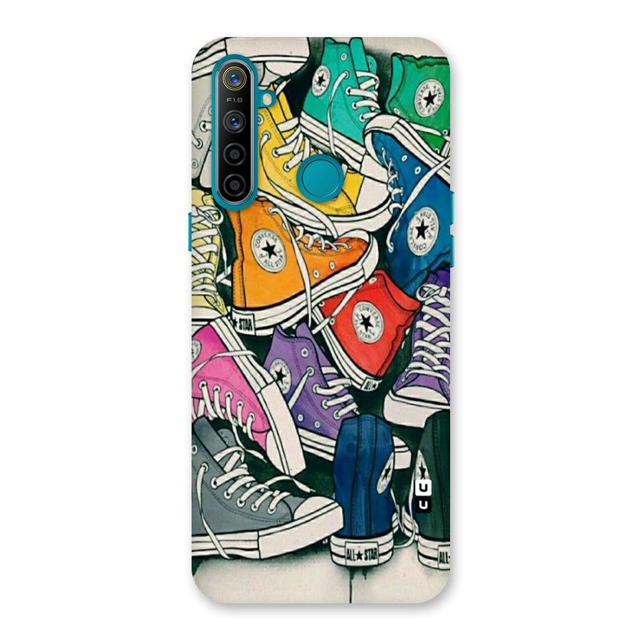 Colorful Shoes Back Case for Realme 5i