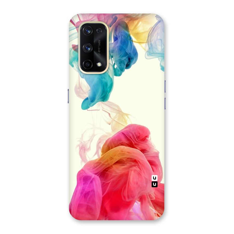 Colorful Splash Glass Back Case for Realme X7 Pro