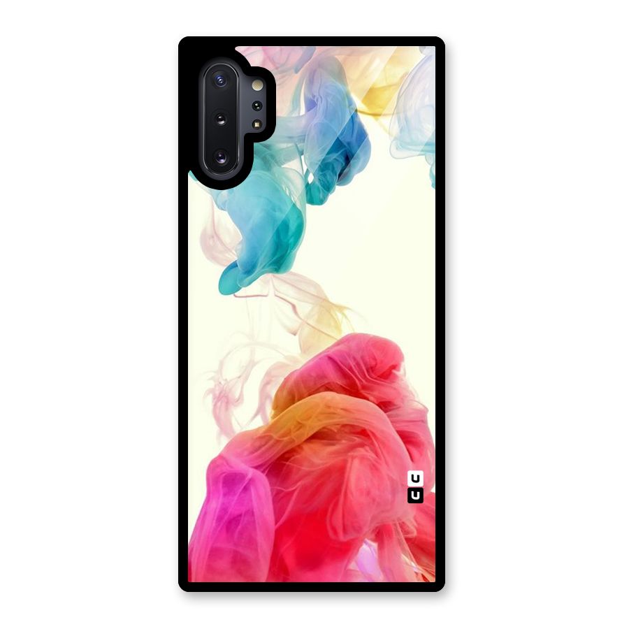 Colorful Splash Glass Back Case for Galaxy Note 10 Plus