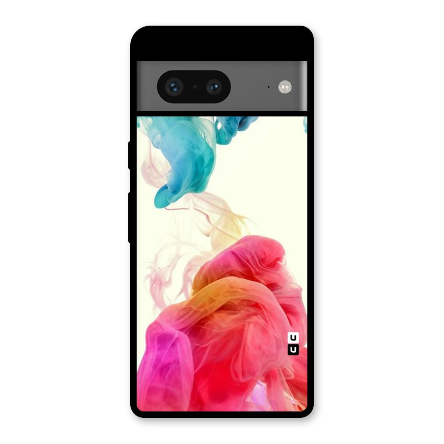 Colorful Splash Glass Back Case for Google Pixel 7