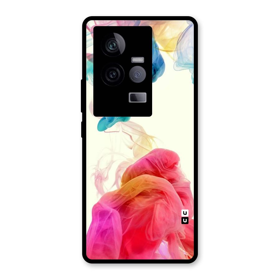 Colorful Splash Glass Back Case for Vivo iQOO 11 5G
