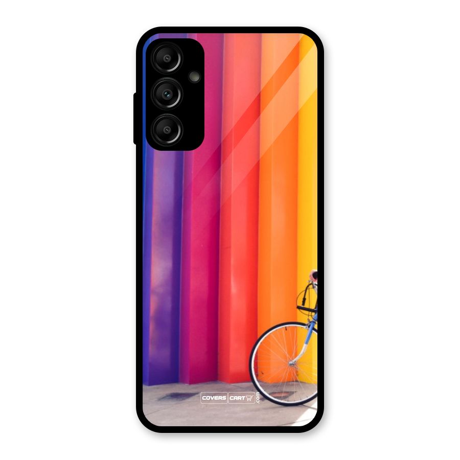 Colorful Walls Glass Back Case for Galaxy A14 5G