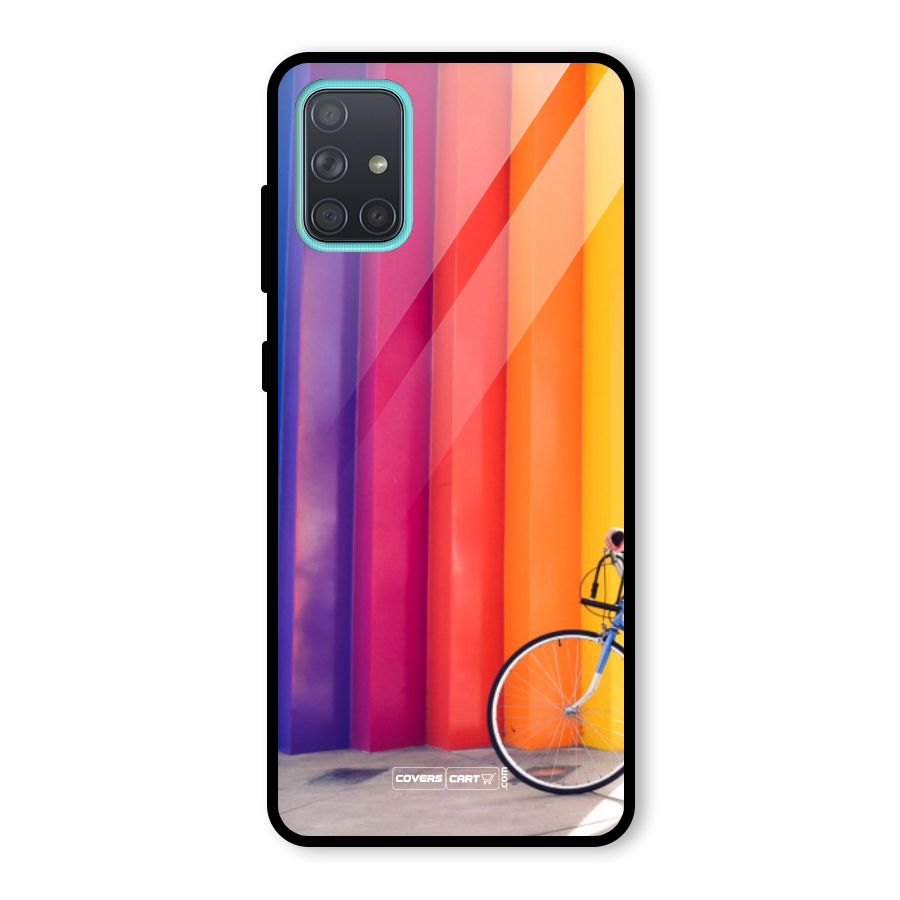 Colorful Walls Glass Back Case for Galaxy A71