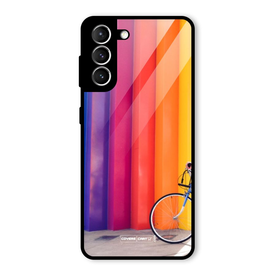 Colorful Walls Glass Back Case for Galaxy S21 5G