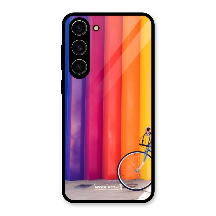 Colorful Walls Glass Back Case for Galaxy S23 Plus