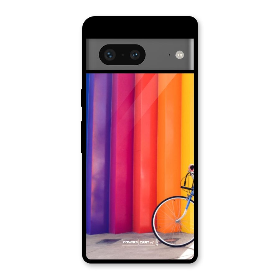 Colorful Walls Glass Back Case for Google Pixel 7