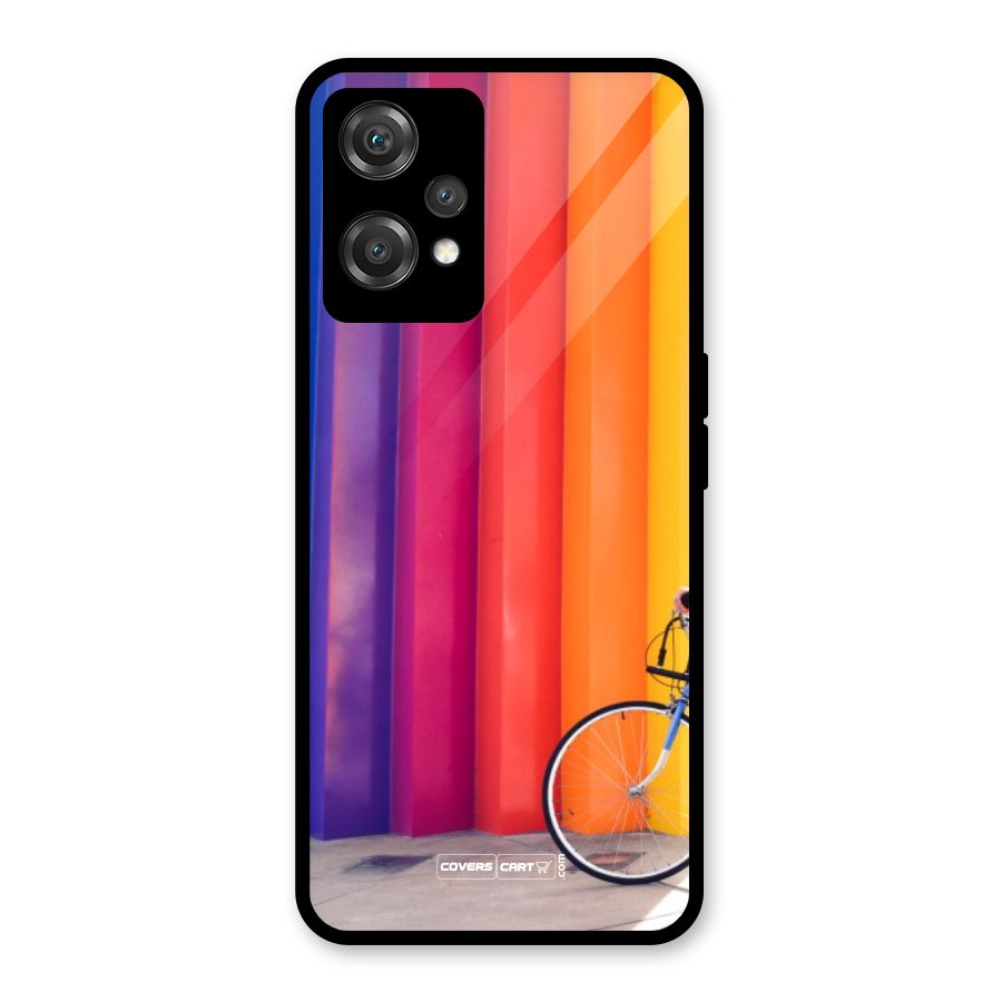 Colorful Walls Glass Back Case for OnePlus Nord CE 2 Lite 5G