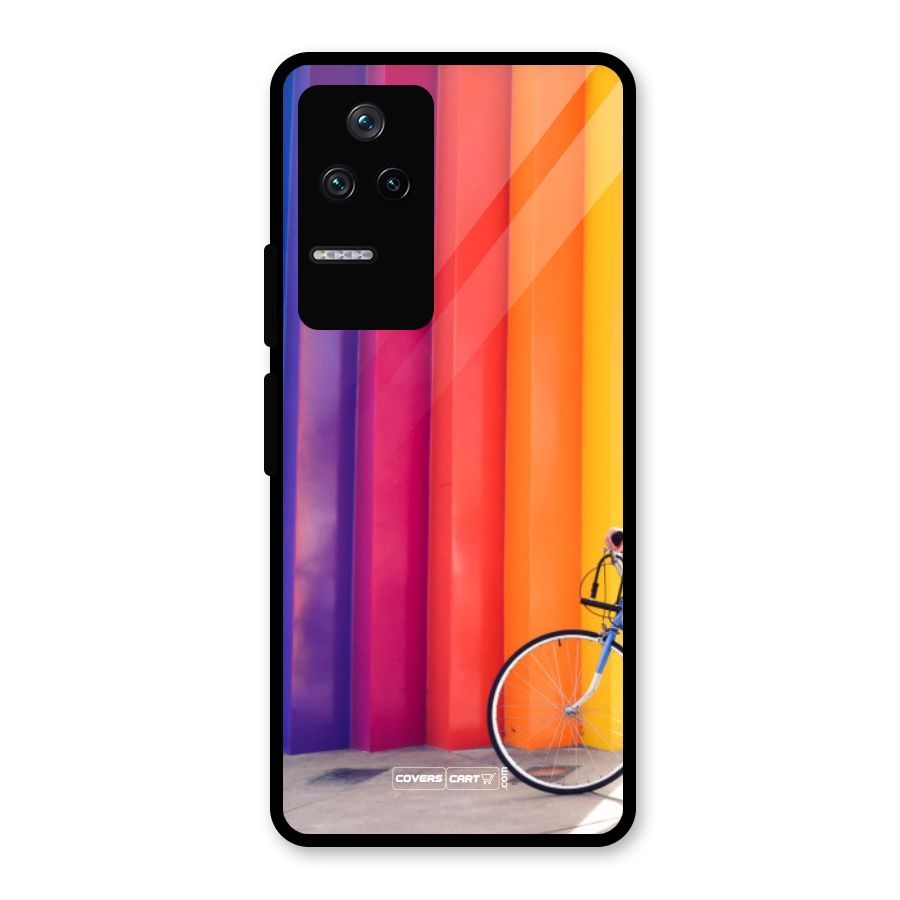 Colorful Walls Glass Back Case for Poco F4 5G