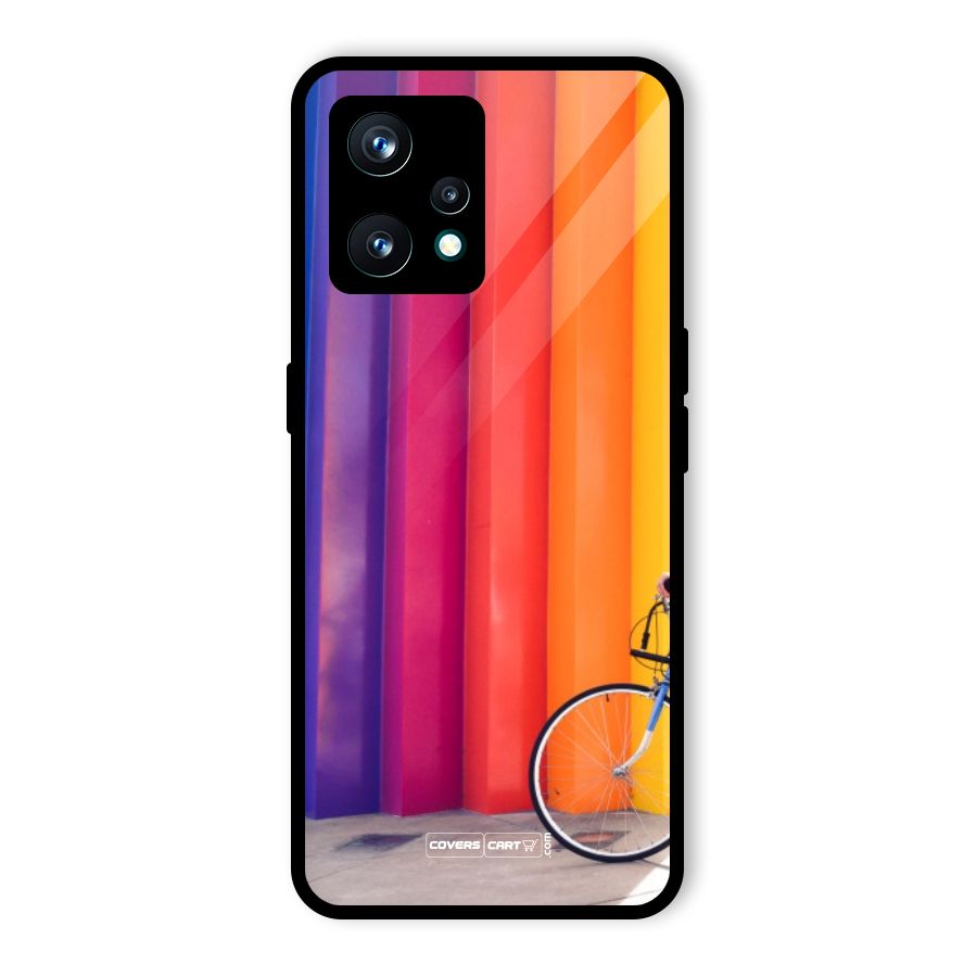 Colorful Walls Glass Back Case for Realme 9 Pro Plus 5G
