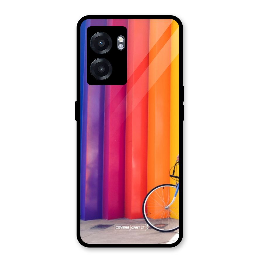 Colorful Walls Glass Back Case for Realme Narzo 50 5G