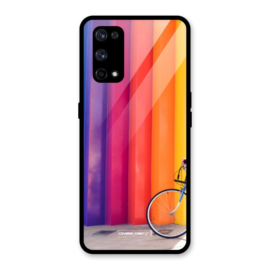 Colorful Walls Glass Back Case for Realme X7 Pro
