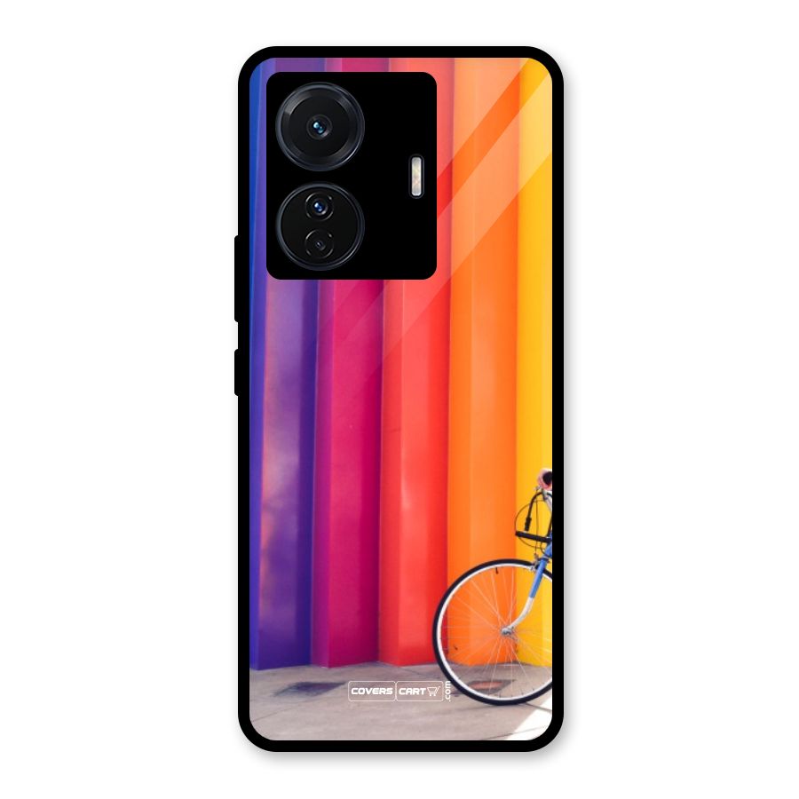 Colorful Walls Glass Back Case for Vivo iQOO Z6 Pro