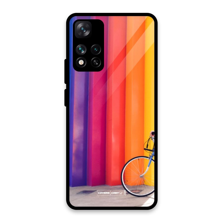 Colorful Walls Glass Back Case for Xiaomi 11i HyperCharge 5G