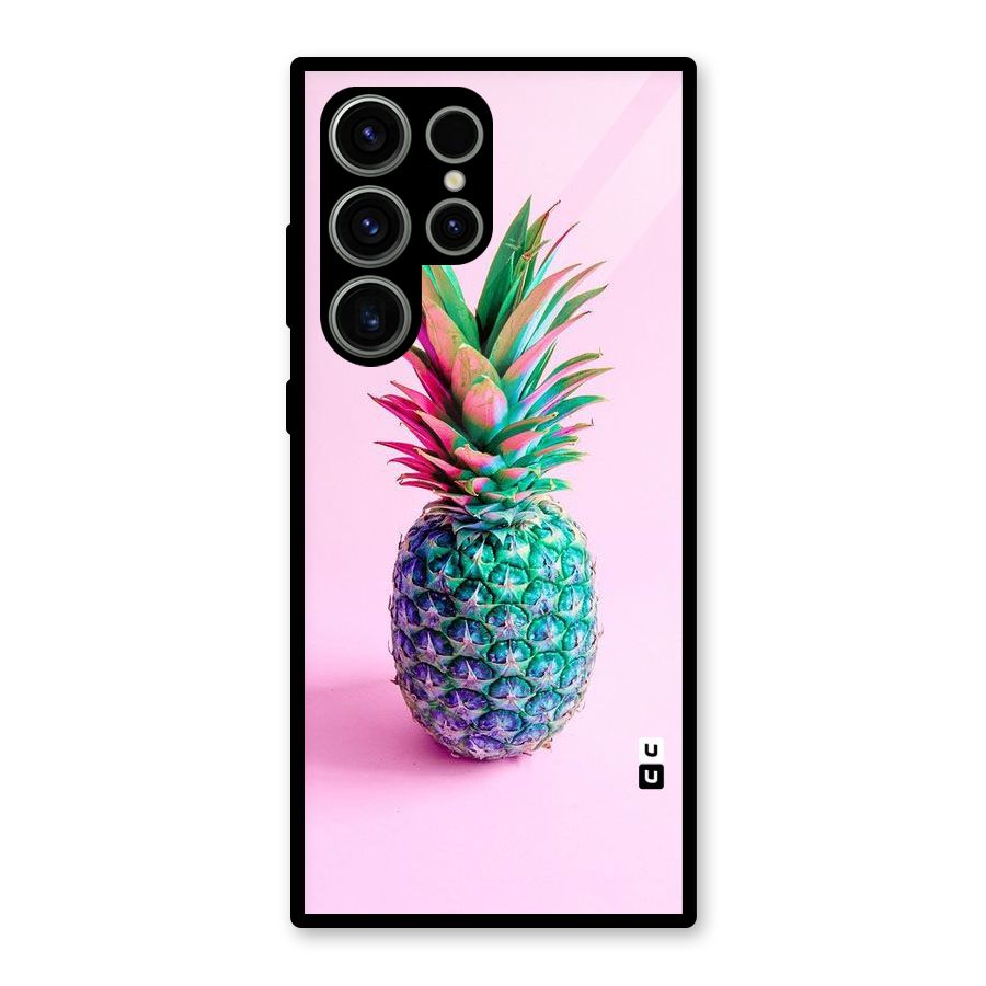 Colorful Watermelon Glass Back Case for Galaxy S23 Ultra