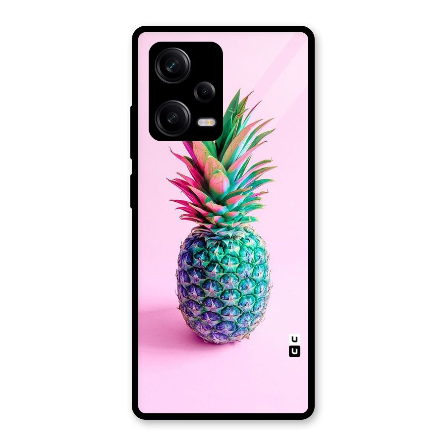 Colorful Watermelon Glass Back Case for Redmi Note 12 Pro