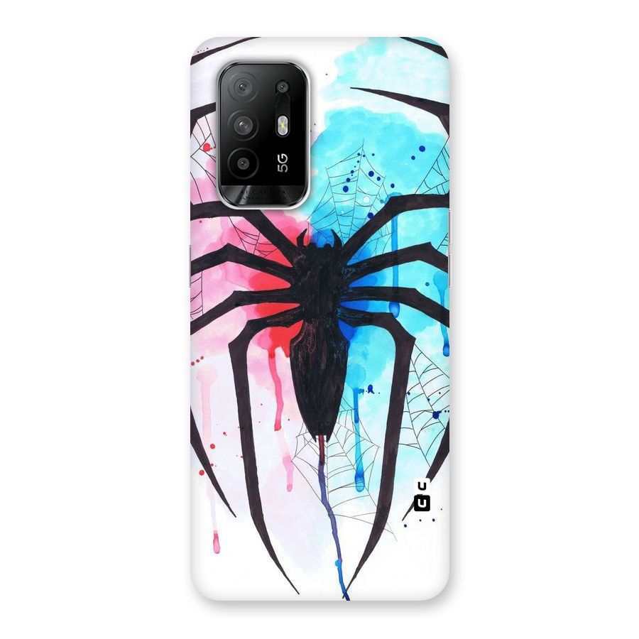 Colorful Web Back Case for Oppo F19 Pro Plus 5G
