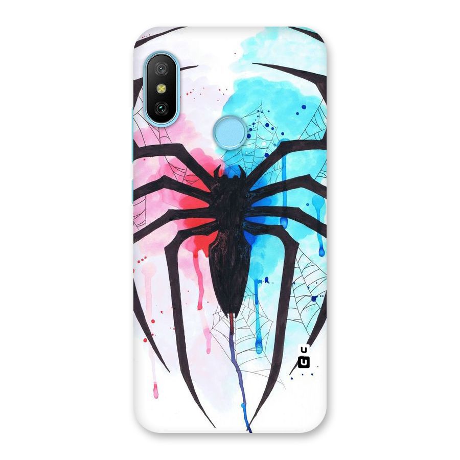 Colorful Web Back Case for Redmi 6 Pro