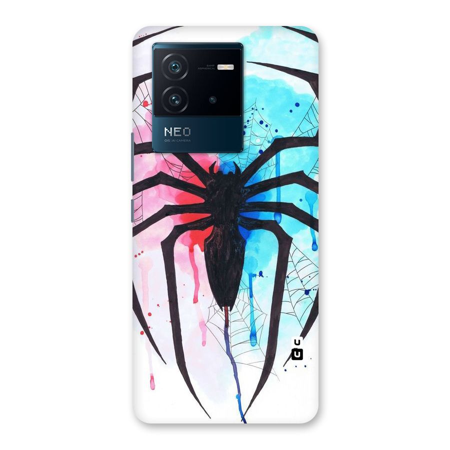 Colorful Web Back Case for Vivo iQOO Neo 6 5G