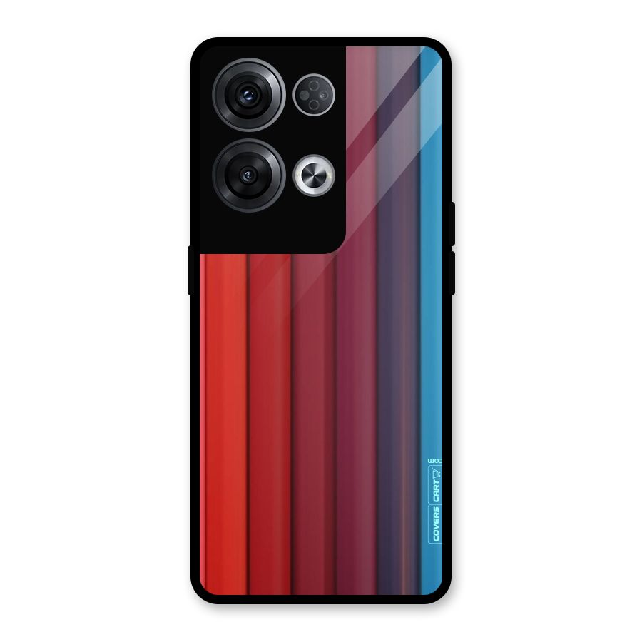 Colour Palette Glass Back Case for Oppo Reno8 Pro 5G