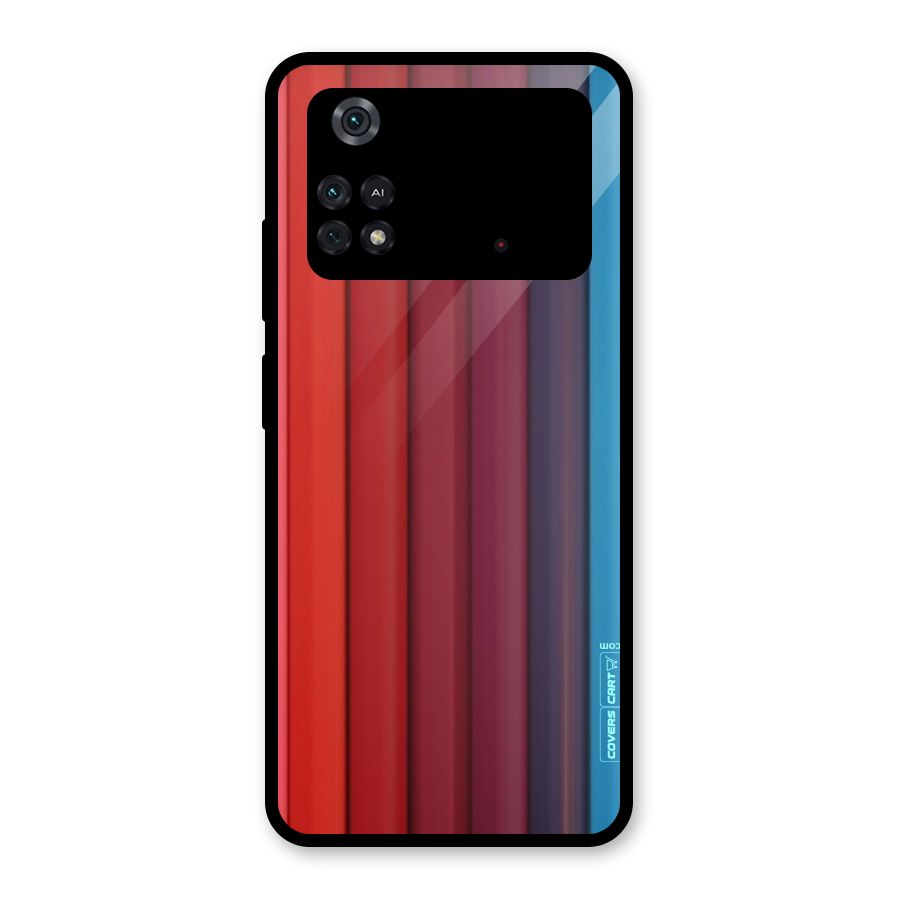 Colour Palette Glass Back Case for Poco M4 Pro 4G