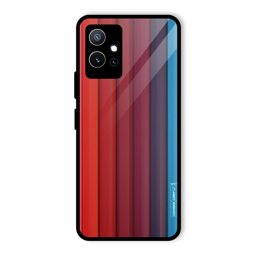 Colour Palette Glass Back Case for Vivo Y75 5G