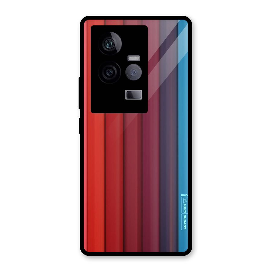Colour Palette Glass Back Case for Vivo iQOO 11 5G