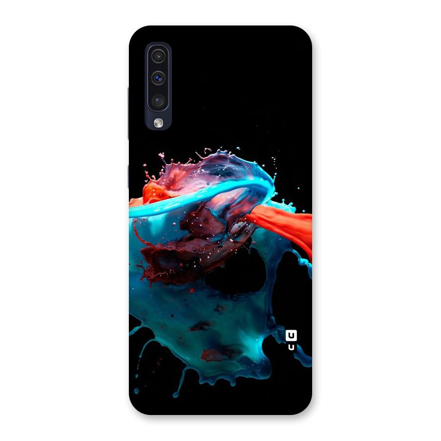 Colour War Back Case for Galaxy A50