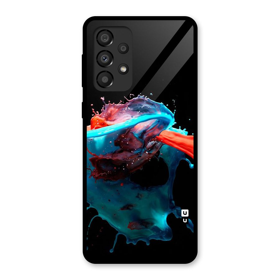 Colour War Glass Back Case for Galaxy A33 5G