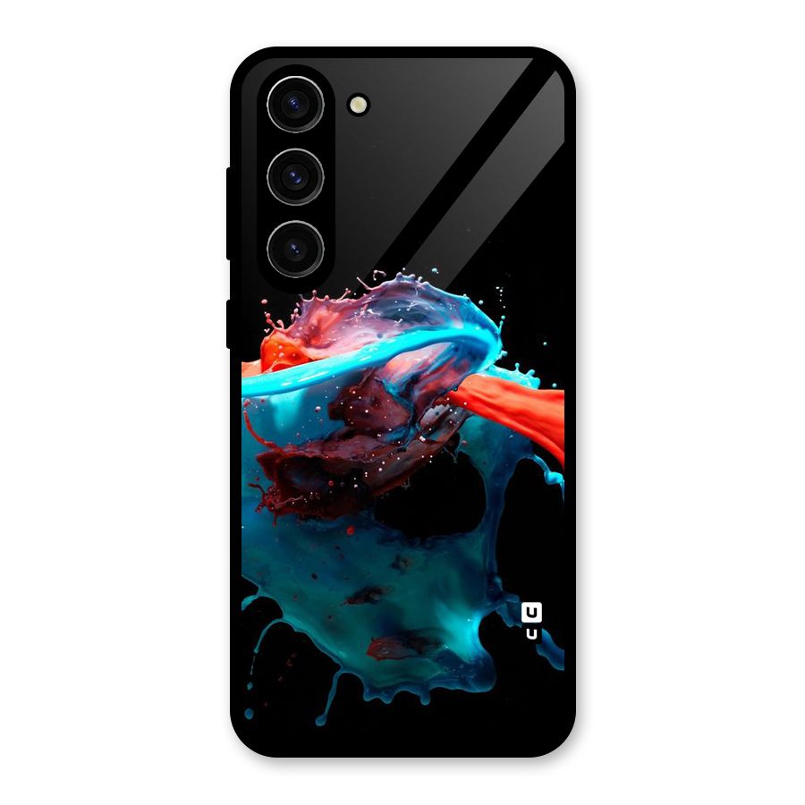 Colour War Glass Back Case for Galaxy S23 Plus