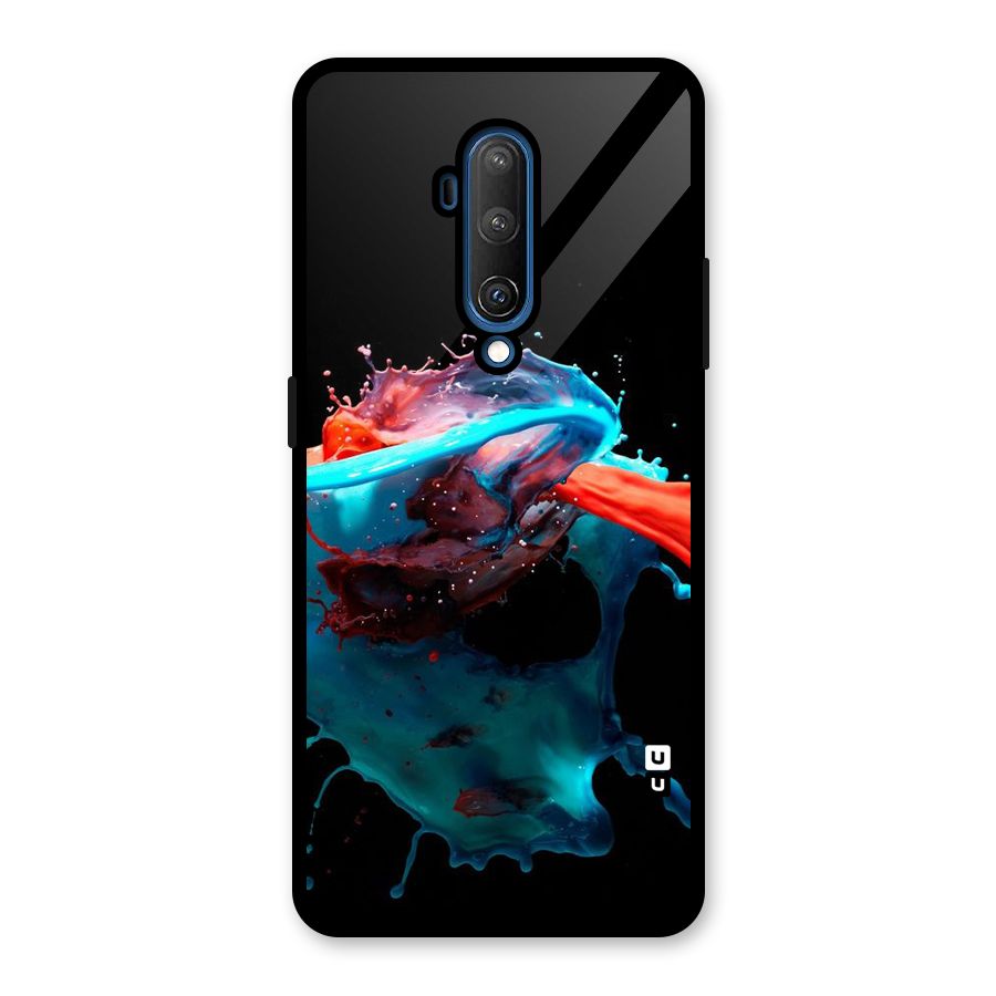 Colour War Glass Back Case for OnePlus 7T Pro