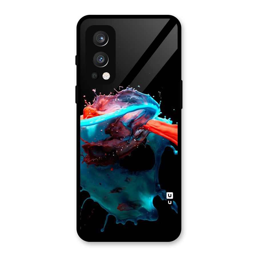 Colour War Glass Back Case for OnePlus Nord 2 5G