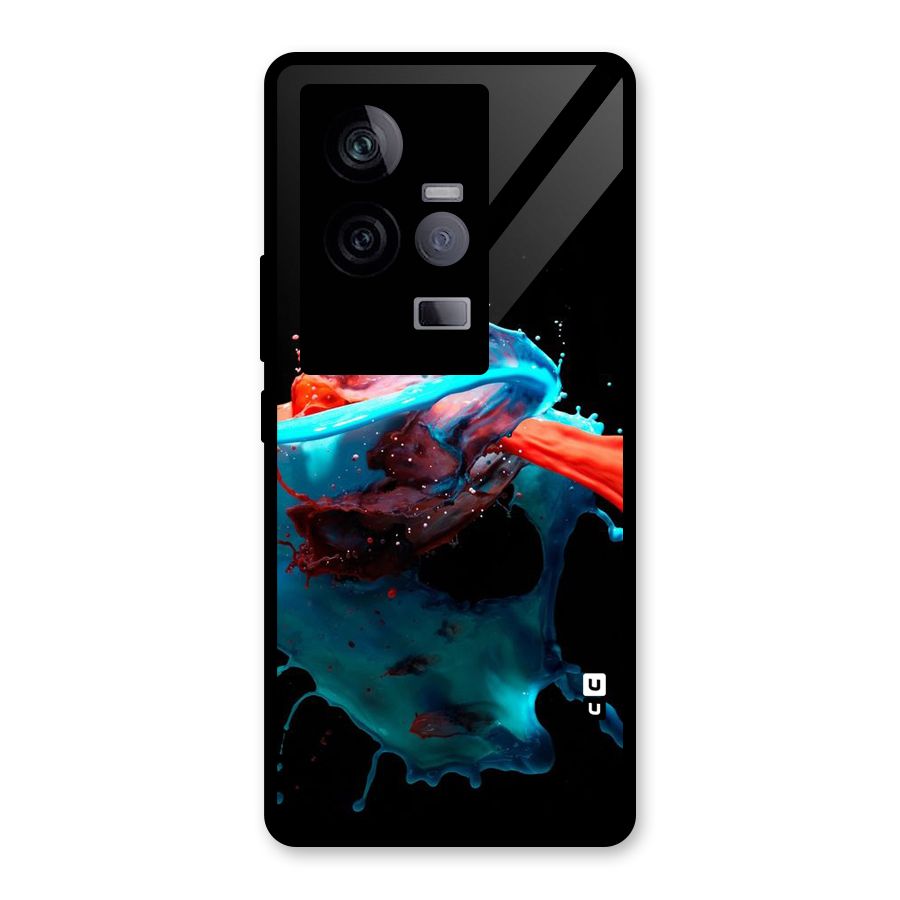 Colour War Glass Back Case for Vivo iQOO 11 5G