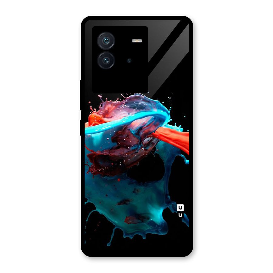 Colour War Glass Back Case for Vivo iQOO Neo 6 5G