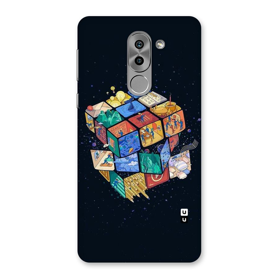 Coloured Rubic Back Case for Honor 6X